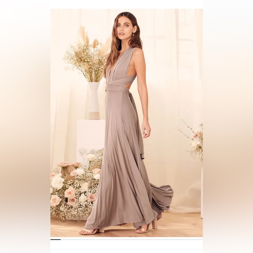 Tricks of the Trade Taupe Convertible Maxi Dress
Lulus - Picture 2 of 12